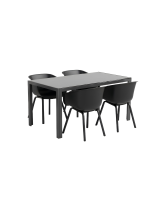 Amalia Palermo dining tuinset Carbon Black
