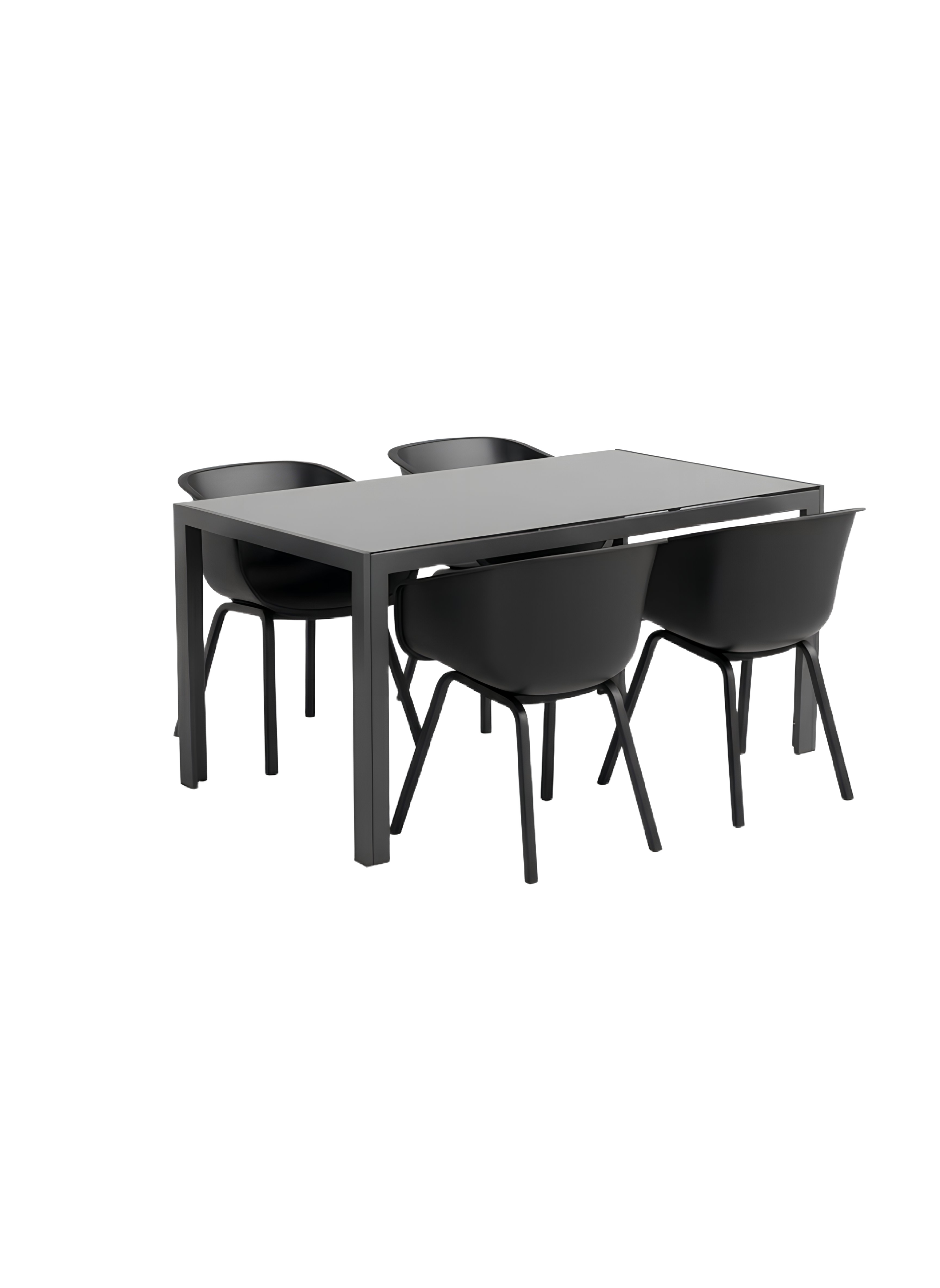 Amalia Palermo dining tuinset Carbon Black