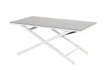 Cannes Airpump verstelbare loungetafel 138x80cm