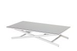 Cannes Airpump verstelbare loungetafel 138x80cm - Afbeelding 3